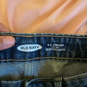 Straight leg ripped jeans from old navy